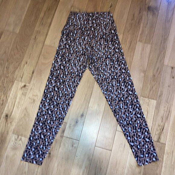 Aerie Real Me high waisted crossover leggings leopard cheetah print bundle of 3 - Picture 7 of 8